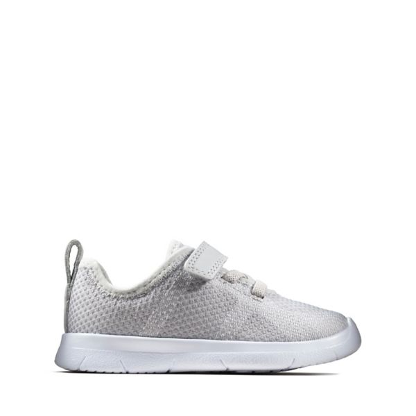 Clarks Girls Ath Flux Toddler Trainers Grey | USA-1570826